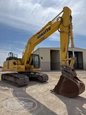 Used Komatsu Excavator,Used Excavator in yard,Used Komatsu Excavator in yard,Front of used Komatsu,Front of used Excavator